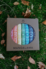 Čakrové utěrky Mandala dárková sada