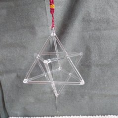 Krištáľová Merkaba malá