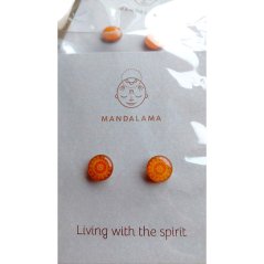 Náušnice pecky Sakrální 2. čakra