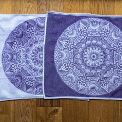 Čakrová látka fialová - korunná čakra