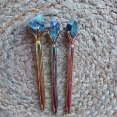 Propiska s minerálem - Fluorit