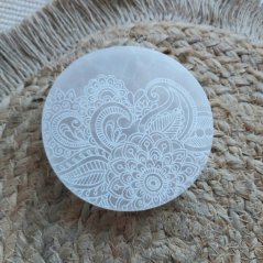 Tácek Selenit 10 cm Květy