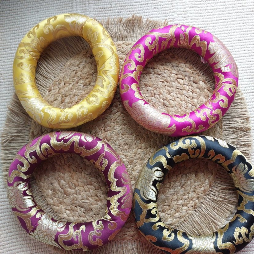 Podložka pod tibetskou mísu 16 cm - Barva: Fuchsiová