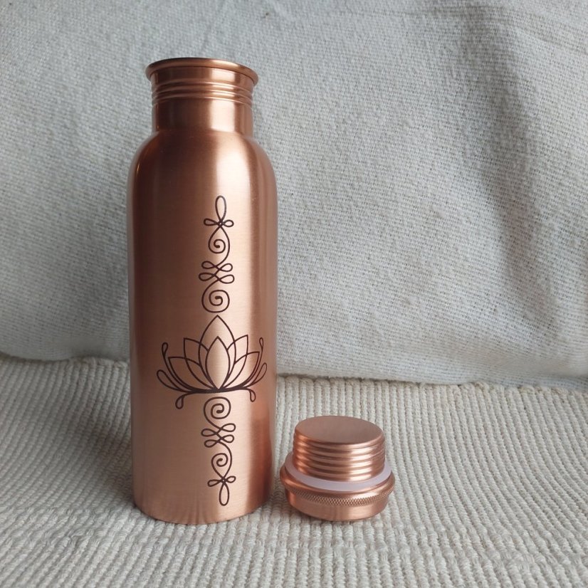 Měděná láhev Lotos 500 ml