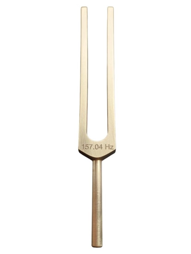 Terapeutická ladička 157,04 Hz Hydrogen gamma mosaz