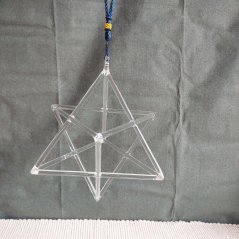 Křišťálová Merkaba větší