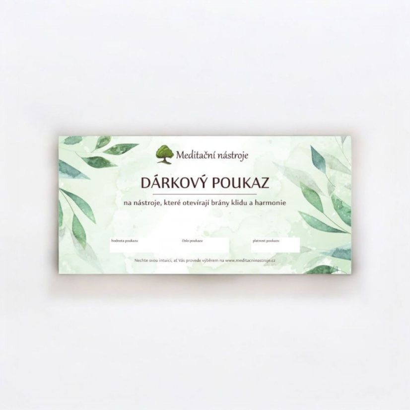 Dárkový poukaz na nákup zboží 2000 Kč