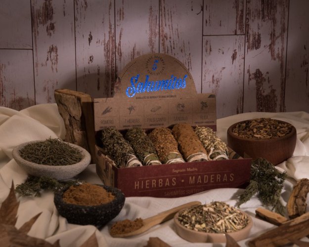 Vykurovací zväzok Santalové drevo Sahumitos Sagrada Madre