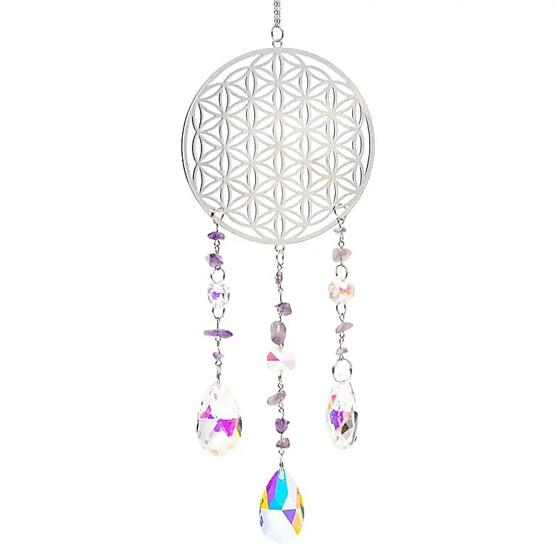 Lapač Slunce Suncatcher Květ života
