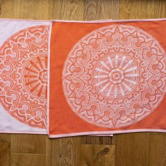 Čakrová utěrka oranžová - sakrální čakra