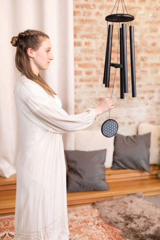 Zvonkohra Kvet života čierna 432 Hz