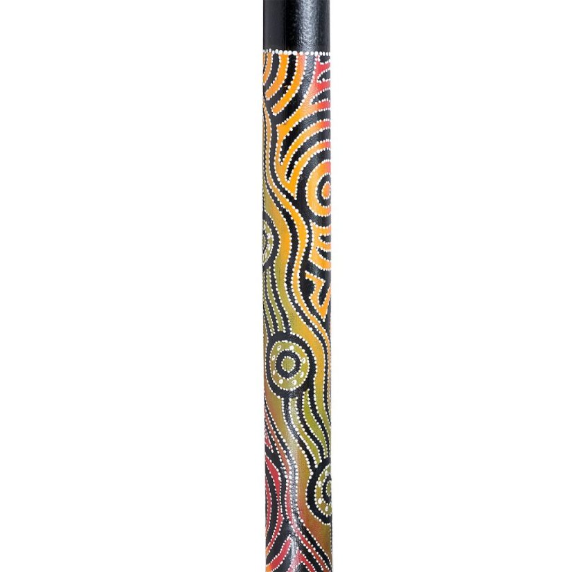 Deštná bambusová hůl 60 cm malovaná