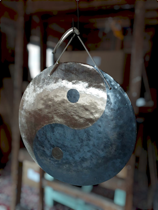 Větrný feng Gong Yin & Yang 50 cm