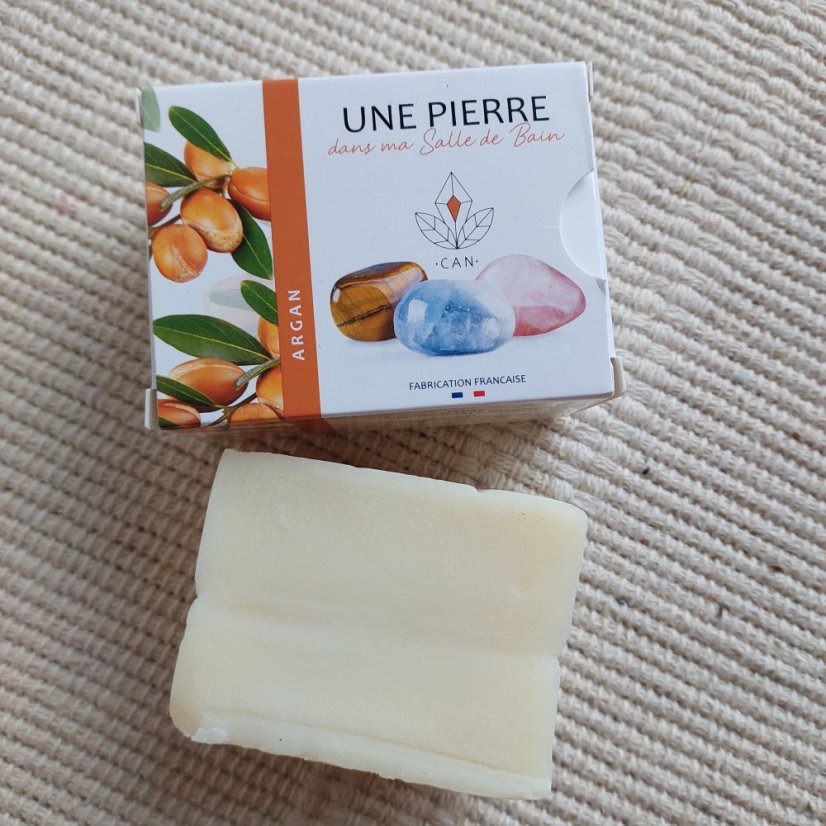 Přírodní mýdlo Argan s ukrytým minerálem