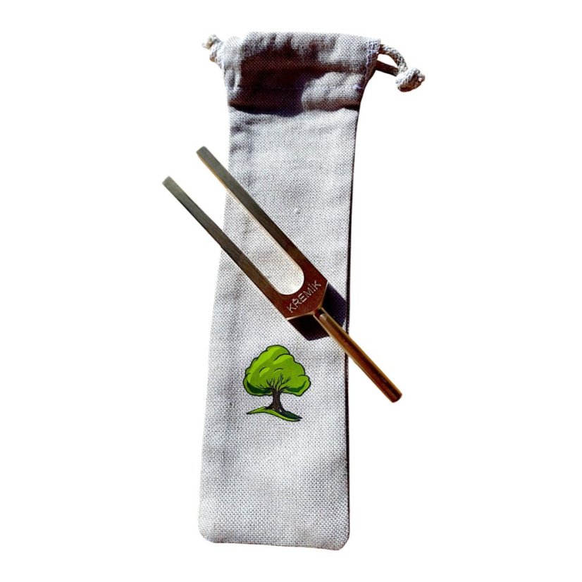 Terapeutická ladička 448 Hz mosaz Křemík