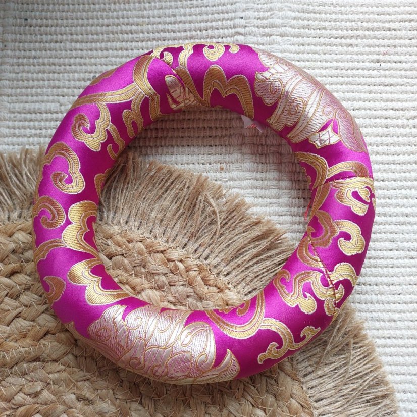 Podložka pod tibetskou mísu 16 cm - Barva: Fuchsiová
