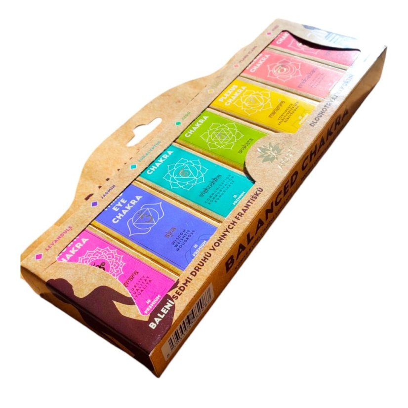 Vonné kužele 7 čakier ARÔME Balanced Chakra