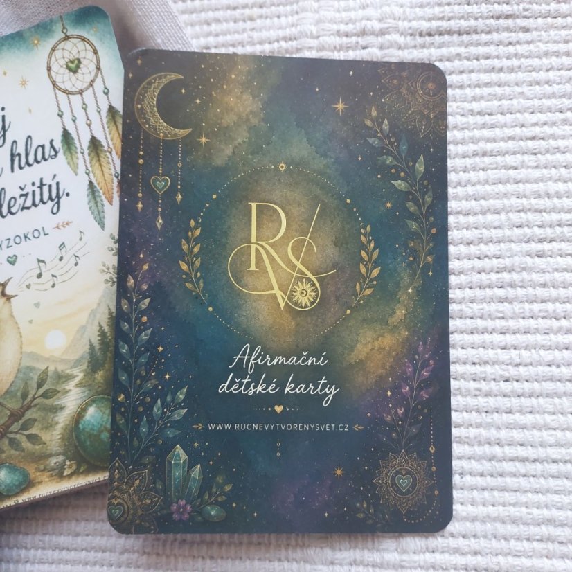Dětské afirmační karty – 40 laskavých poselství pro každý den 🦊✨
