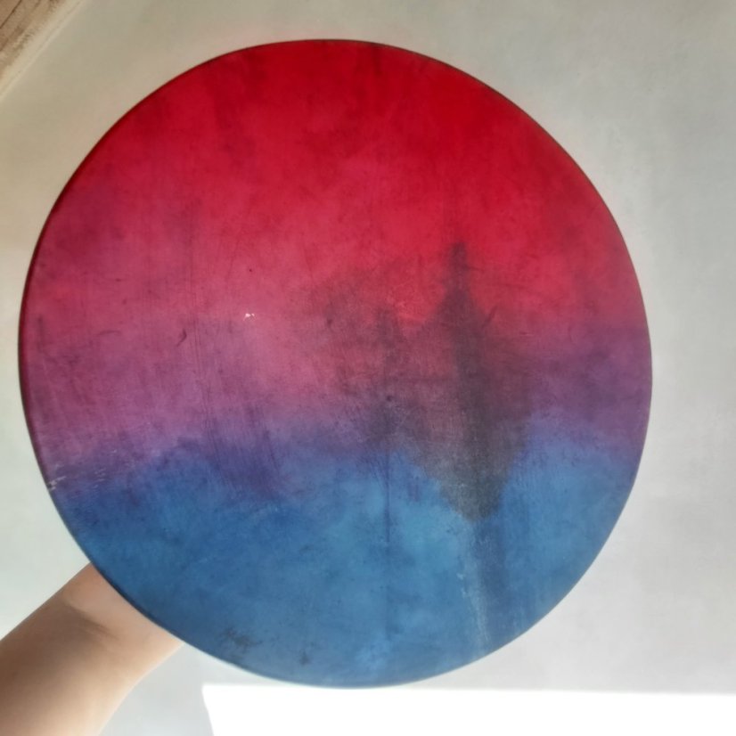 Šamanský buben Západ Slunce nad oceánem 50 cm
