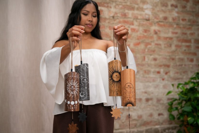 Kosmická zvonkohra Večer Luna Cosmic Bamboo Chime 432 Hz