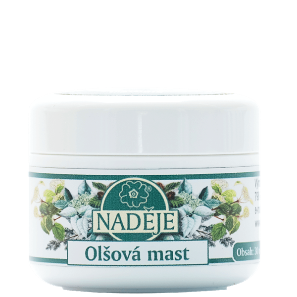 Mast z olše 30 ml - prokrvení