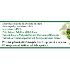 Masť so štyrmi kvetmi a bezom 30 ml - lupénka, alergie