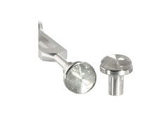 Vibrační koncovka Horský křišťál 25 mm průměr 8,8 mm