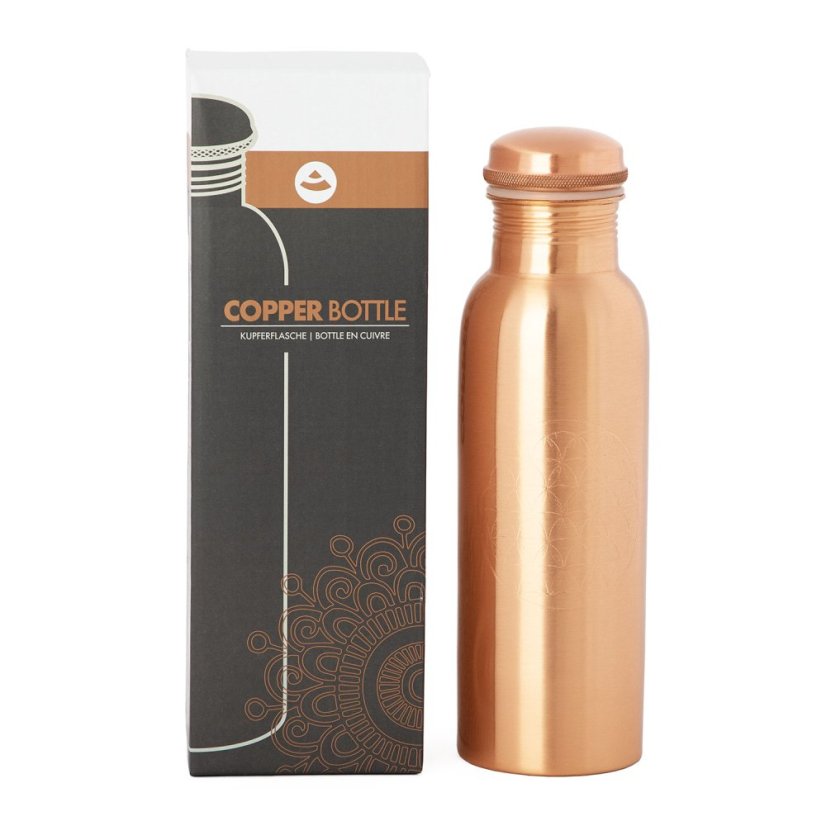 Měděná láhev Květ života 800 ml