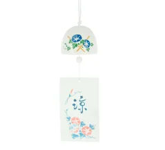 Zvonkohra Ceramic Furin Bell Feng Shui Ranní květ