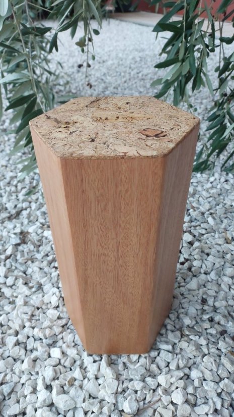 Harmonizujúci dažďový stĺp 30 cm okoume 4 minúty