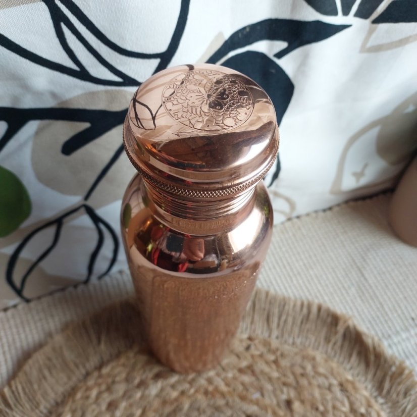 Fľaša z medi Kvety 750 ml