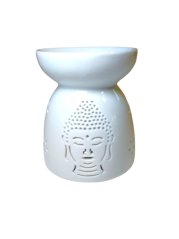 Aromalampa Buddha biela