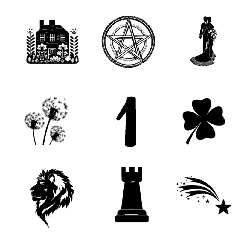 Karty Symboly