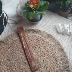 Stojan na vonné tyčinky Buddha mosaz