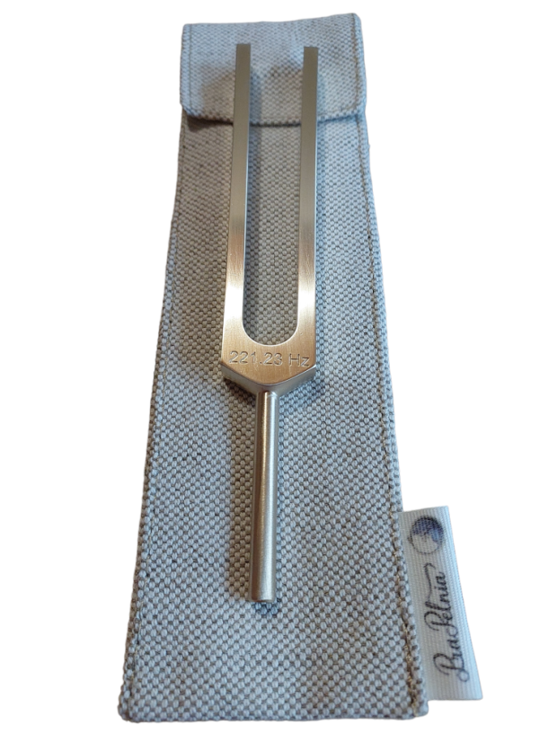 Terapeutická ladička 6. čakra Třetí oko 221,23 Hz mosaz