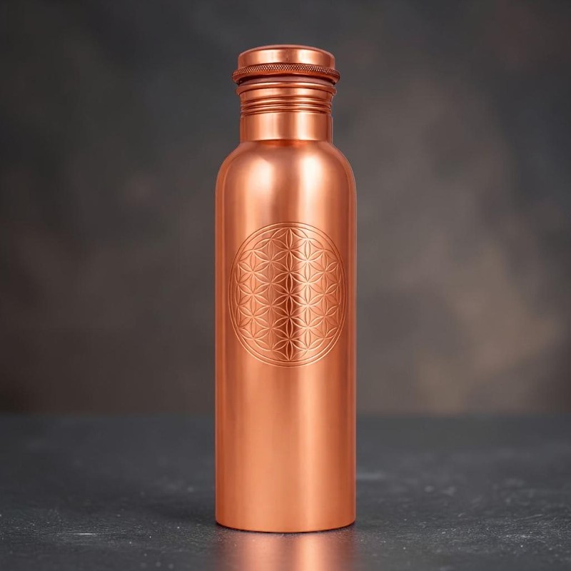 Měděná láhev Květ života 800 ml
