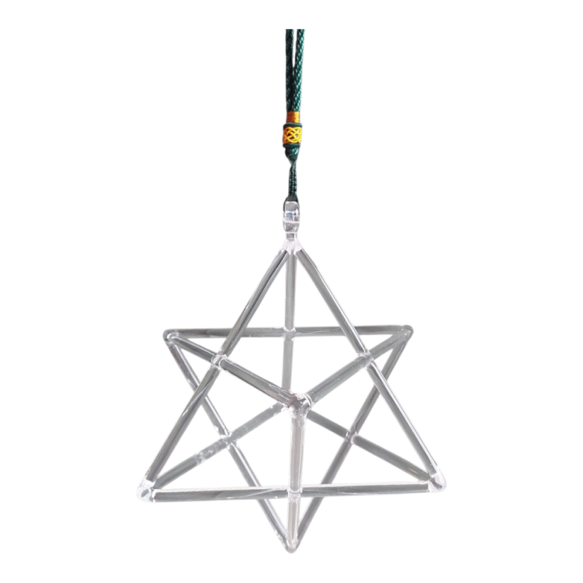 Křišťálová Merkaba střední