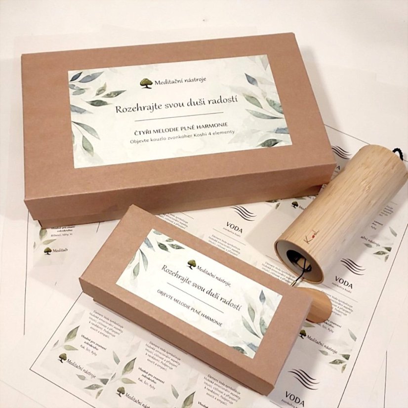Dárčeková Sada 4 prvkov zvonkohry Koshi