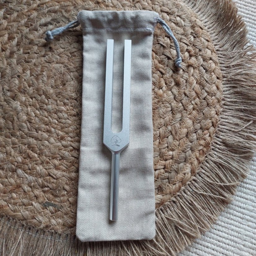 Therapeutic Tuning Fork 594 Hz Window into creation Aluminum CZ