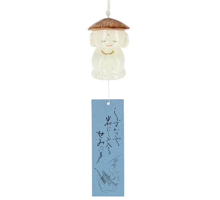 Zvonkohra Ceramic Furin Bell Feng Shui Jizo