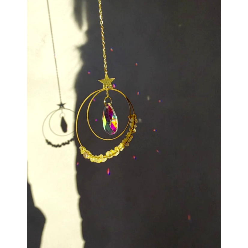 Lapač slunce Suncatcher Úplněk