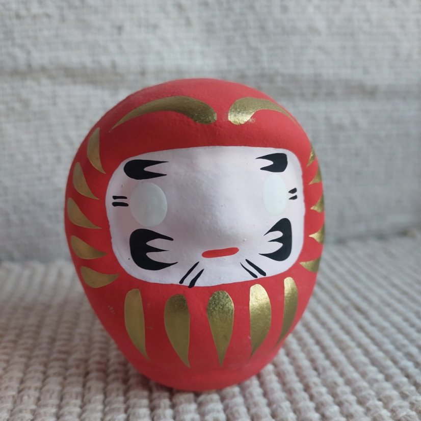 Rituální figurka Daruma Hodně štěstí 6,5 cm