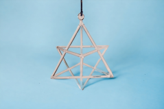 Křišťálová Merkaba větší