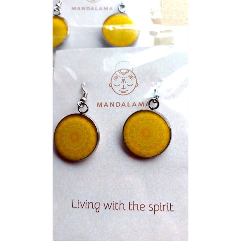 Náušnice visiace Solar plexus 3. čakra