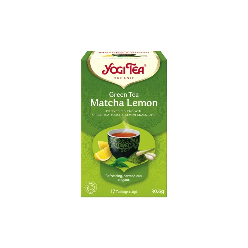 Ajurvédský čaj Matcha s citronem Bio