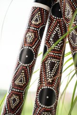 Dažďová bambusová palica 60 cm čierna