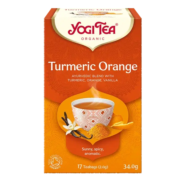 Ajurvédský čaj Turmenic Orange Yogi tea