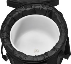 Obal na křišťálovou mísu 35 cm Sonic Energy černý