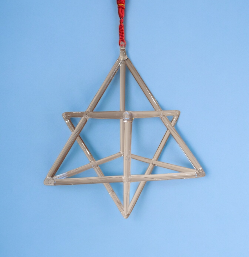 Křišťálová Merkaba větší