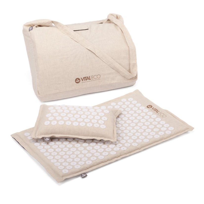 Akupresurní podložka a polštář set Vital Eco XL